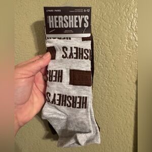 2 Pairs Hersheys Chocolate Socks